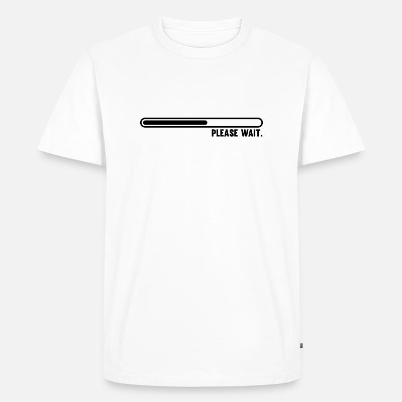 _loading_f1 - T-shirt Premium bio Homme - blanc