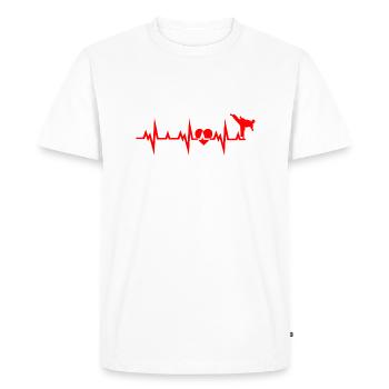 Karaté Boxe Combat - T-shirt Premium bio Homme - blanc - Devant - Nico (187cm)
