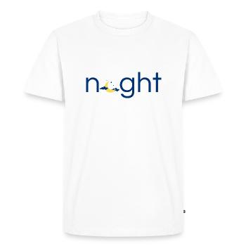 night original gift - Men's Premium Organic T-Shirt - white - Front - Nico (187cm)