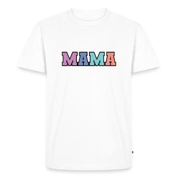 Mom - Men's Premium Organic T-Shirt - white - Front - Nico (187cm)