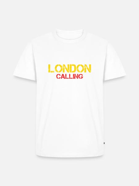 Londres design - T-shirt Premium bio Homme - blanc