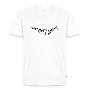 Tea Tea Bags Gift Cup Tea Saying Drink - T-shirt Premium bio Homme - blanc - Devant - Nico (187cm)