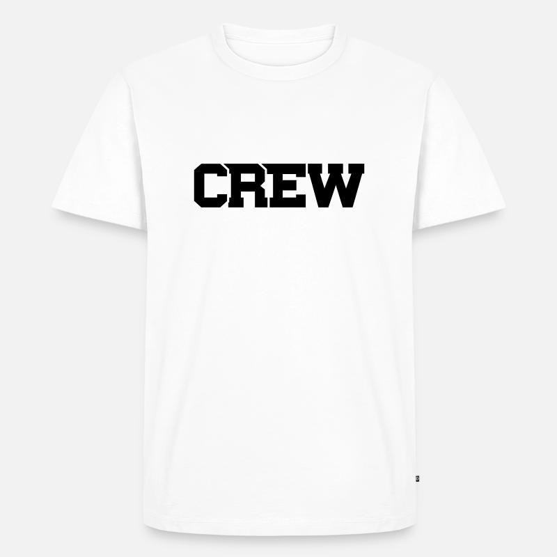 crew - Männer Premium Bio T-Shirt - Weiß