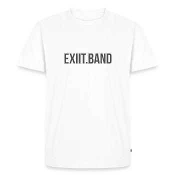T SHIRT VERSO - T-shirt Premium bio Homme - blanc - Devant - Nico (187cm)