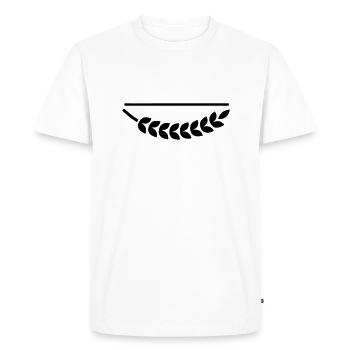 Stripes wreath - Men's Premium Organic T-Shirt - white - Front - Nico (187cm)