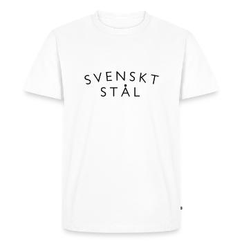 Acier suédois - T-shirt Premium bio Homme - blanc - Devant - Nico (187cm)
