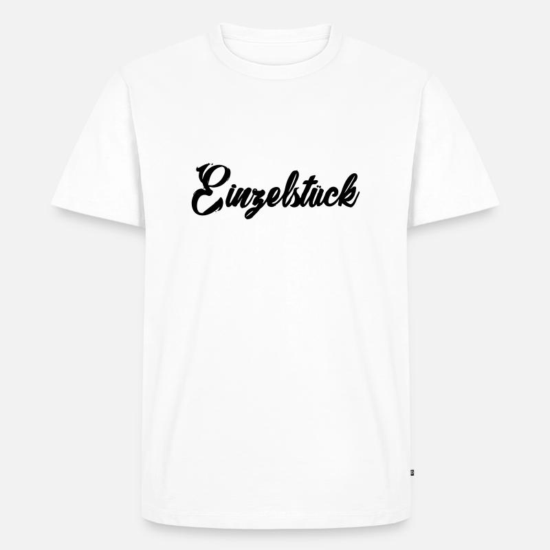 Einzelstück - Männer Premium Bio T-Shirt - Weiß
