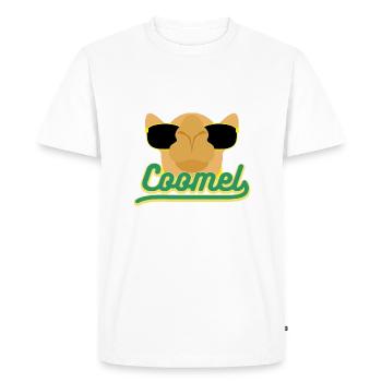 Mignon Camel 3 04 - T-shirt Premium bio Homme - blanc - Devant - Nico (187cm)