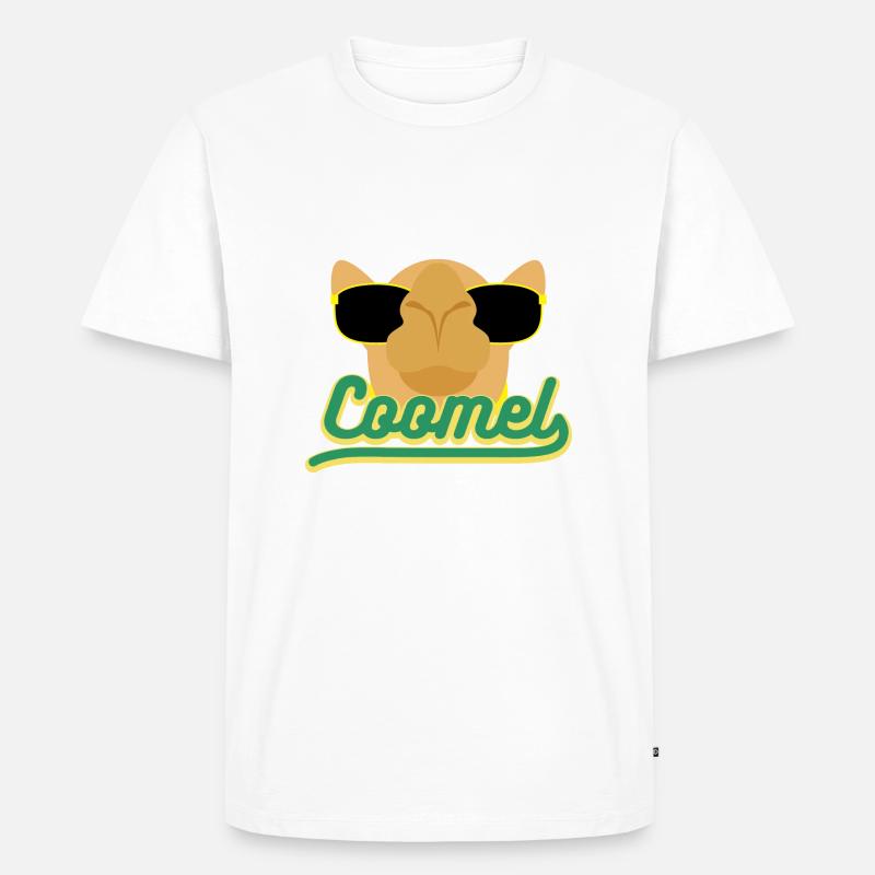 Mignon Camel 3 04 - T-shirt Premium bio Homme - blanc