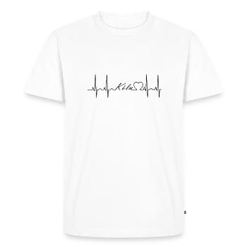 Cologne - T-shirt Premium bio Homme - blanc - Devant - Nico (187cm)