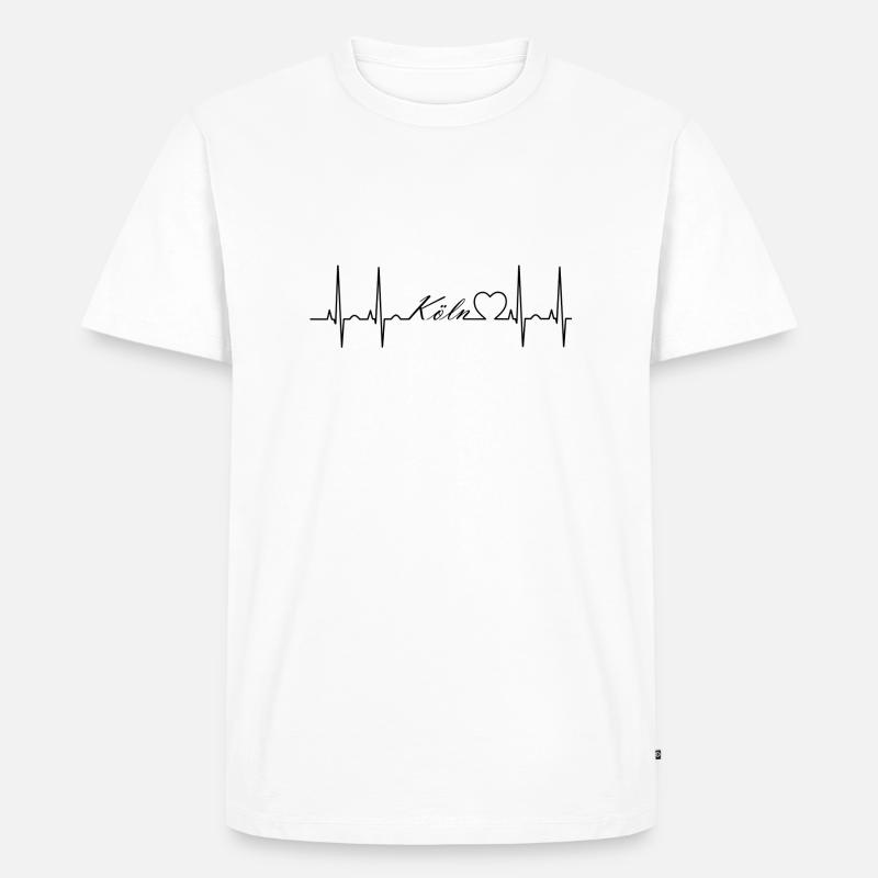 Köln - Männer Premium Bio T-Shirt - Weiß