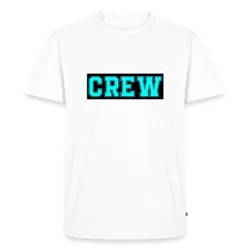 Crew - Men's Premium Organic T-Shirt - white - Front - Nico (187cm)