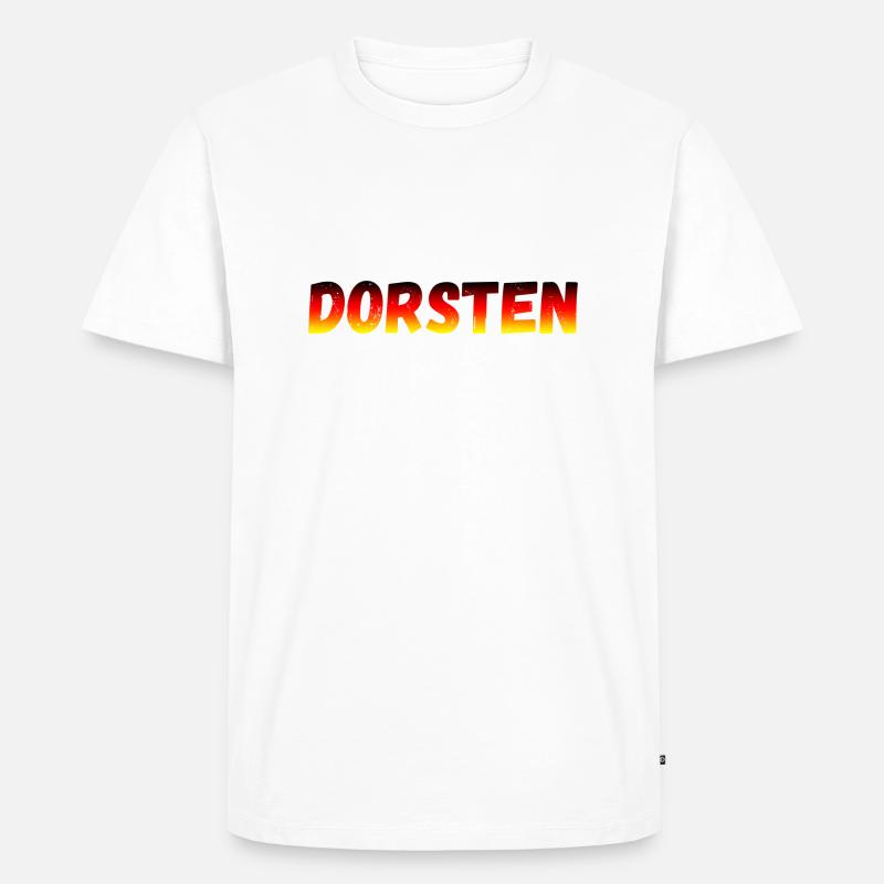 Dorsten - Männer Premium Bio T-Shirt - Weiß