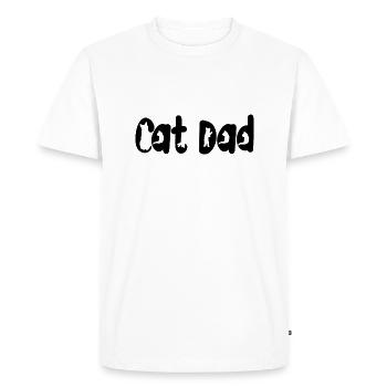SUPER DAD DAY - Men's Premium Organic T-Shirt - white - Front - Nico (187cm)