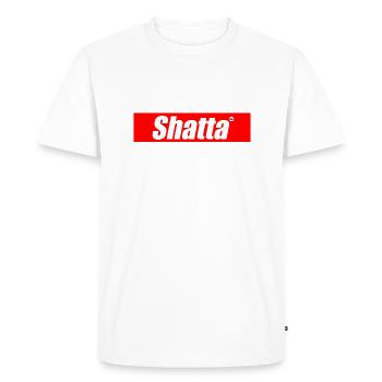 Shatta - Kreyol Sat - Men's Premium Organic T-Shirt - white - Front - Nico (187cm)