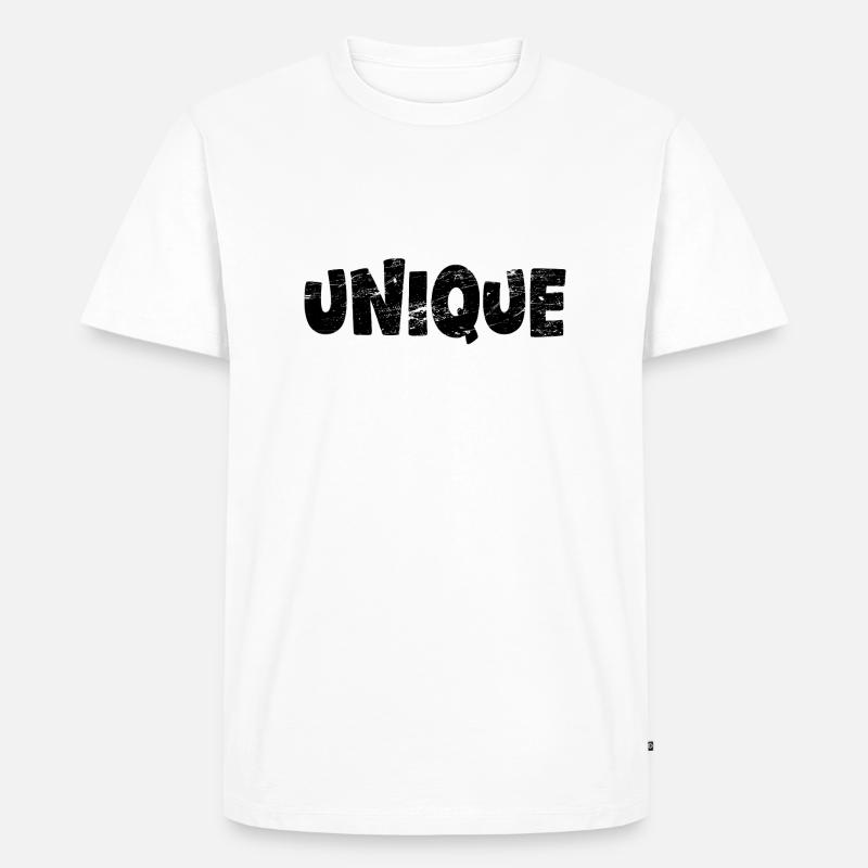 unique limited edition - Männer Premium Bio T-Shirt - Weiß