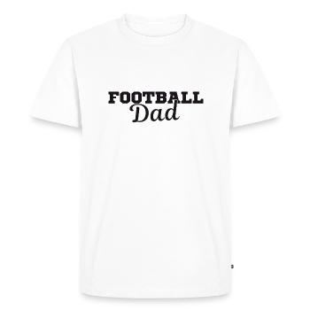 Football Dad Cadeau t-shirt papa footballeur - T-shirt Premium bio Homme - blanc - Devant - Nico (187cm)