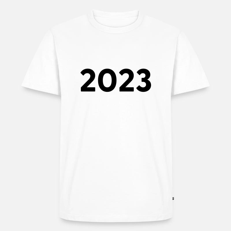 2023 08 Zeichenfläche 8 - Männer Premium Bio T-Shirt - Weiß