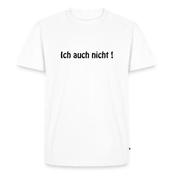 schizo2 - T-shirt Premium bio Homme - blanc - Devant - Nico (187cm)