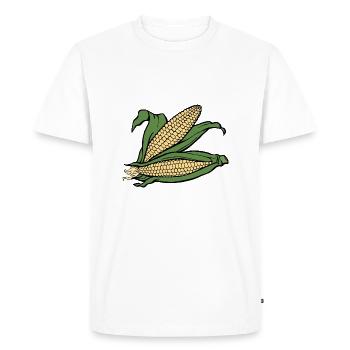 culture du maïs maïs de maïs légumes de légumes de légumes - T-shirt Premium bio Homme - blanc - Devant - Nico (187cm)