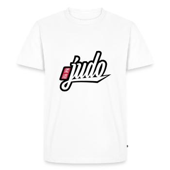 judo - T-shirt Premium bio Homme - blanc - Devant - Nico (187cm)