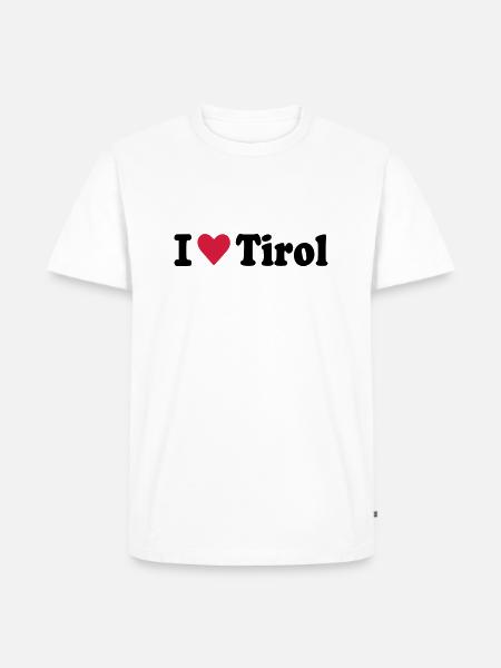 Tirol - Männer Premium Bio T-Shirt - Weiß