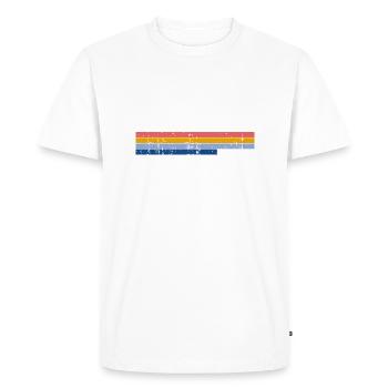 Vintage 70s 80s Style Talladega AL - T-shirt Premium bio Homme - blanc - Devant - Nico (187cm)