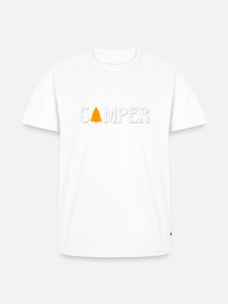 Camping-car cool - T-shirt Premium bio Homme - blanc