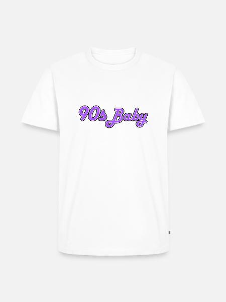 90's baby - Men's Premium Organic T-Shirt - white