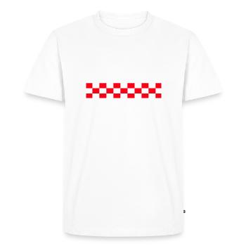 Croatie hrvatska croatie hrv hr zagreb split - T-shirt Premium bio Homme - blanc - Devant - Nico (187cm)
