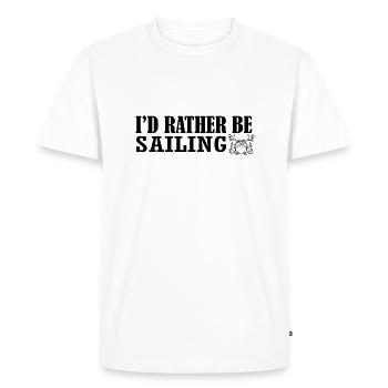 Sailing Water Sports Wind - Men's Premium Organic T-Shirt - white - Front - Nico (187cm)
