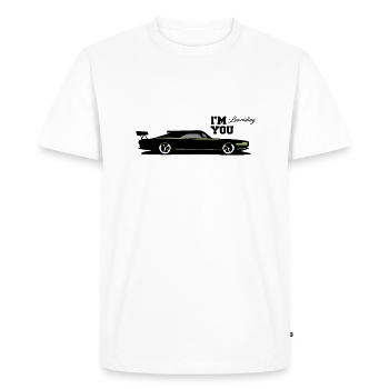 Je vous déprime / Auto Tuning Design - T-shirt Premium bio Homme - blanc - Devant - Nico (187cm)
