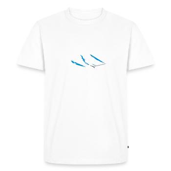 Glider Gliding Glider Glider - Men's Premium Organic T-Shirt - white - Front - Nico (187cm)