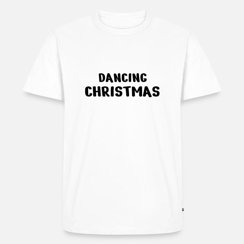 Dancing Dance Music - Männer Premium Bio T-Shirt - Weiß