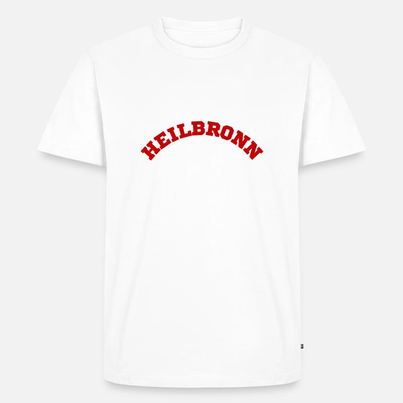 Heilbronn - Männer Premium Bio T-Shirt - Weiß