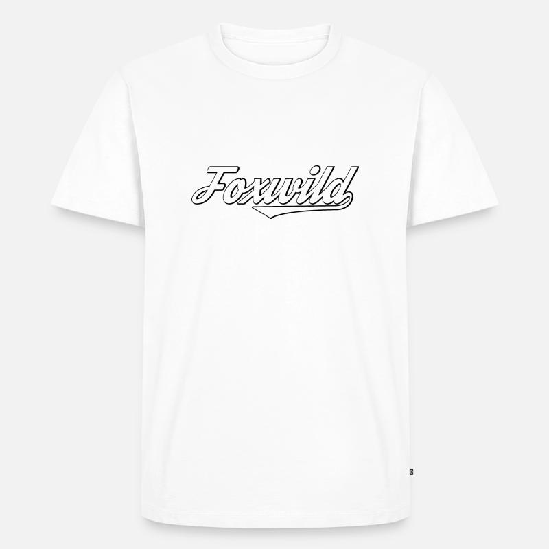 Foxwild - Männer Premium Bio T-Shirt - Weiß