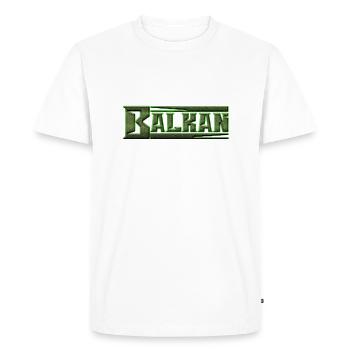 exyu balkan rock bosna croatia serbia - Men's Premium Organic T-Shirt - white - Front - Nico (187cm)