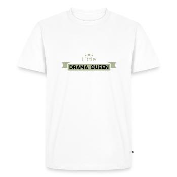 Little Drama Queen - Men's Premium Organic T-Shirt - white - Front - Nico (187cm)