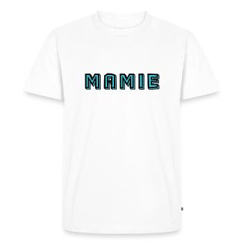 GRANNY. MOTHER'S DAY. HAPPY GRANNY'S DAY. I LOVE YOU - Men's Premium Organic T-Shirt - white - Front - Nico (187cm)