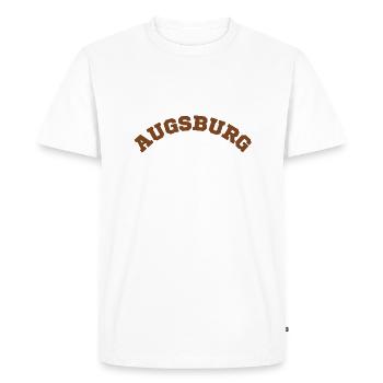 Augsbourg - T-shirt Premium bio Homme - blanc - Devant - Nico (187cm)