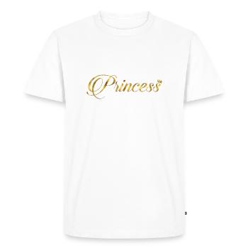 Princesse - T-shirt Premium bio Homme - blanc - Devant - Nico (187cm)