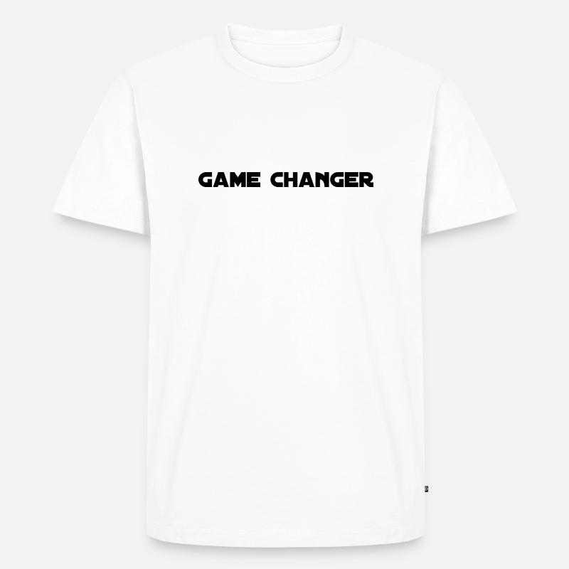Game Changer - Männer Premium Bio T-Shirt - Weiß