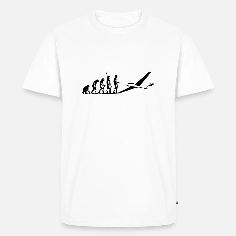 evolution planeurs - T-shirt Premium bio Homme - blanc