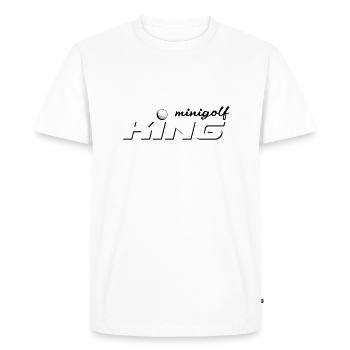 Minigolf King - T-shirt Premium bio Homme - blanc - Devant - Nico (187cm)