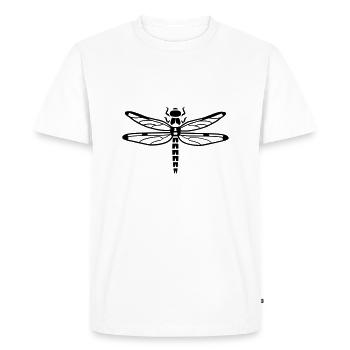 Dragonfly - insectes - T-shirt Premium bio Homme - blanc - Devant - Nico (187cm)