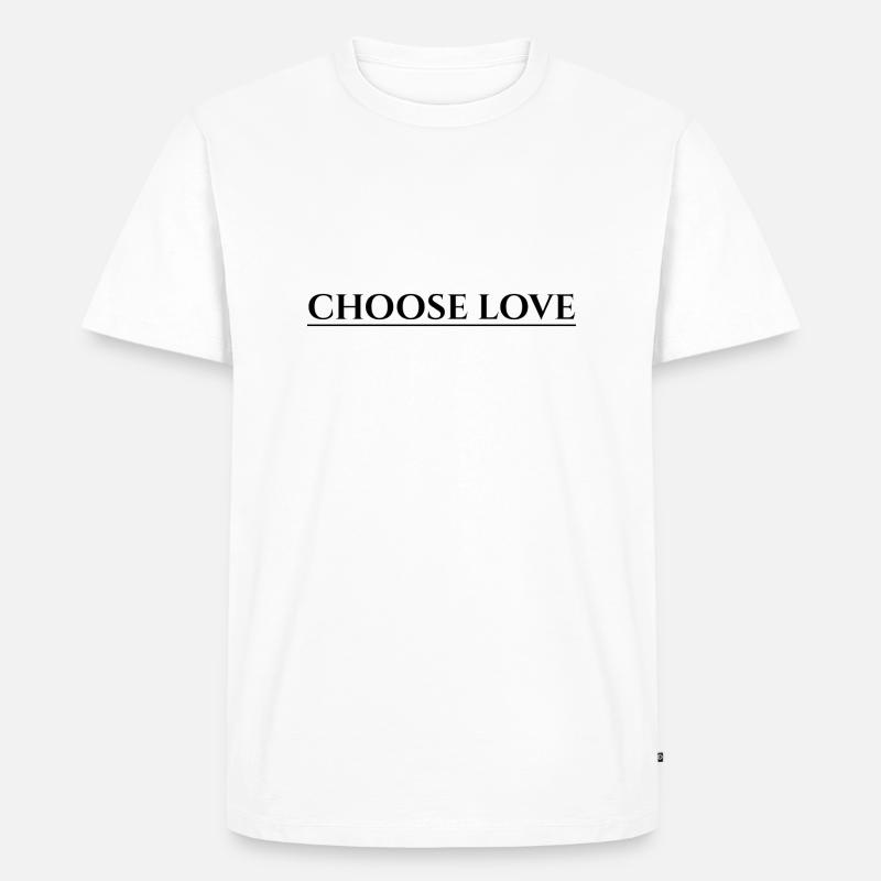 uploaded - Männer Premium Bio T-Shirt - Weiß