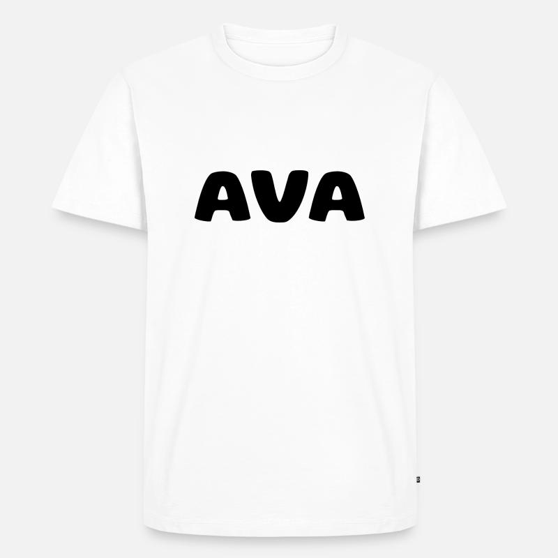 Nom - Ava - T-shirt Premium bio Homme - blanc