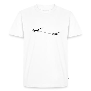 Remorquage marin - T-shirt Premium bio Homme - blanc - Devant - Nico (187cm)