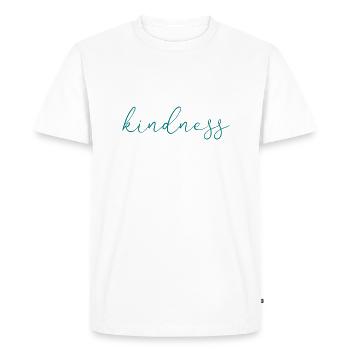 bonté - T-shirt Premium bio Homme - blanc - Devant - Nico (187cm)