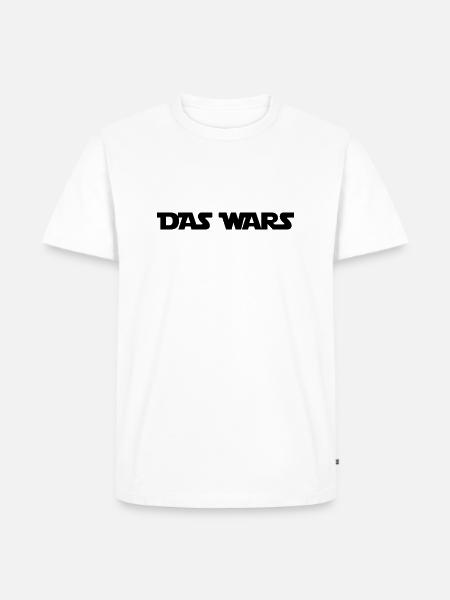 das_wars - Männer Premium Bio T-Shirt - Weiß